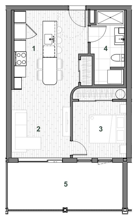 Plan — Immeuble A Unité 203